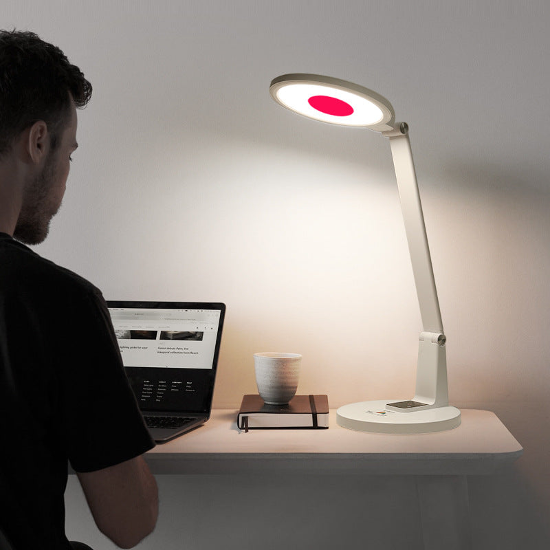 Round Rectangle ABS Aluminum Table Lamp