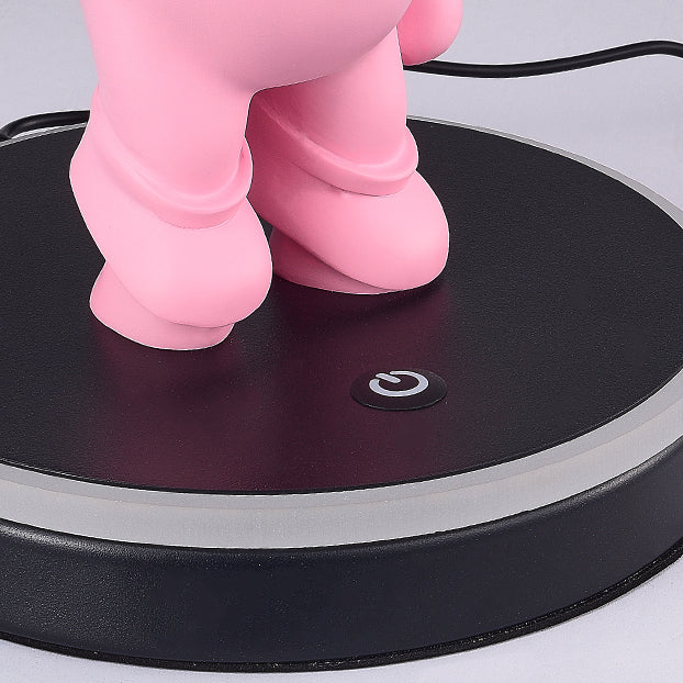 Cartoon Kids Space Rabbit Table Lamp