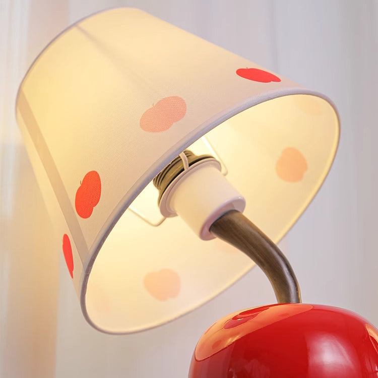 Cute Apple Rainbow Stripe Table Lamp