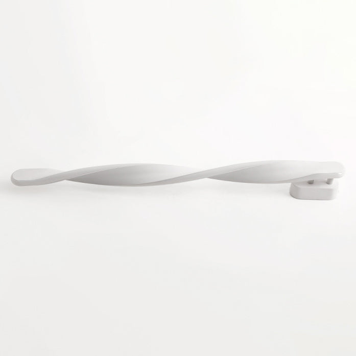 Long Oval Spiral Aluminum Wall Lamp