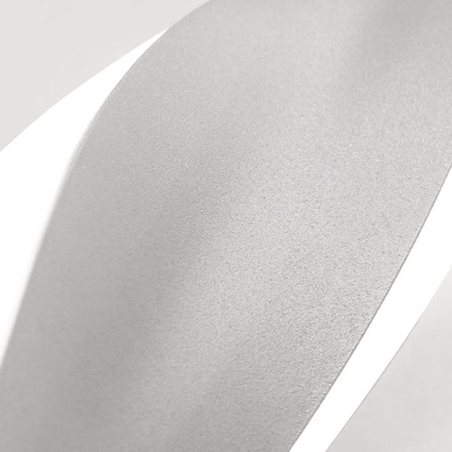 Long Oval Spiral Aluminum Wall Lamp