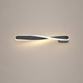 Long Oval Spiral Aluminum Wall Lamp