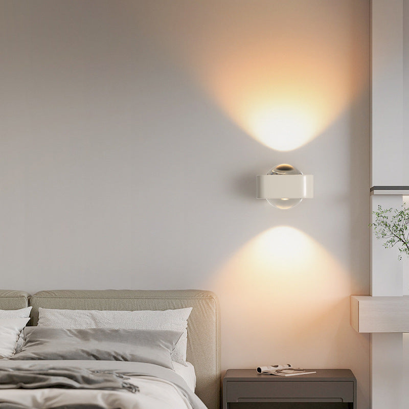 Square Half Round Rounded Wall Lamp