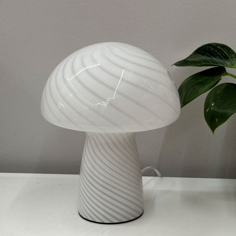 Cylinder Half Round Mushroom Table Lamp