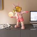 Cartoon Kids Astronaut Rabbit Table Lamp