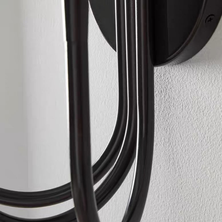 Arc Branch Disc Hardware 3-Light Wall Lamp