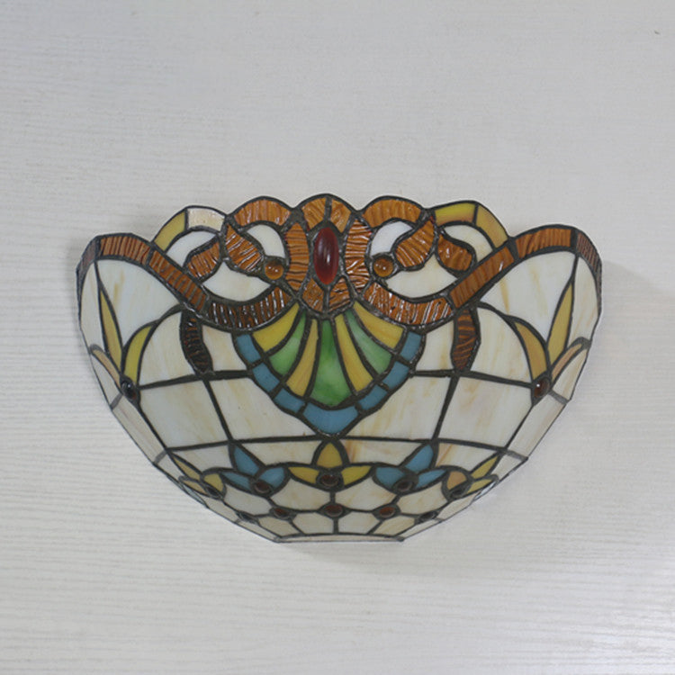 Semicircle Flower Lattice Pattern Wall Lamp