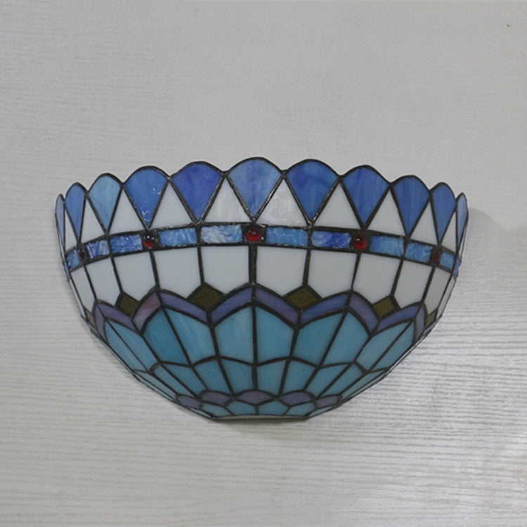 Semicircle Flower Lattice Pattern Wall Lamp
