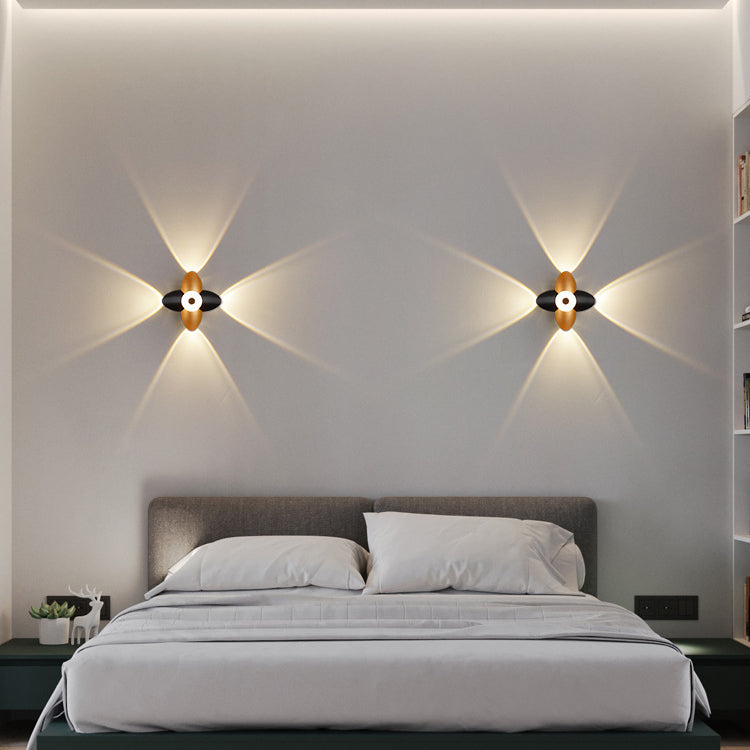 Plum Blossom Die-Cast Aluminum Wall Lamp