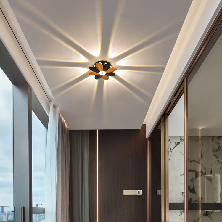 Plum Blossom Die-Cast Aluminum Wall Lamp