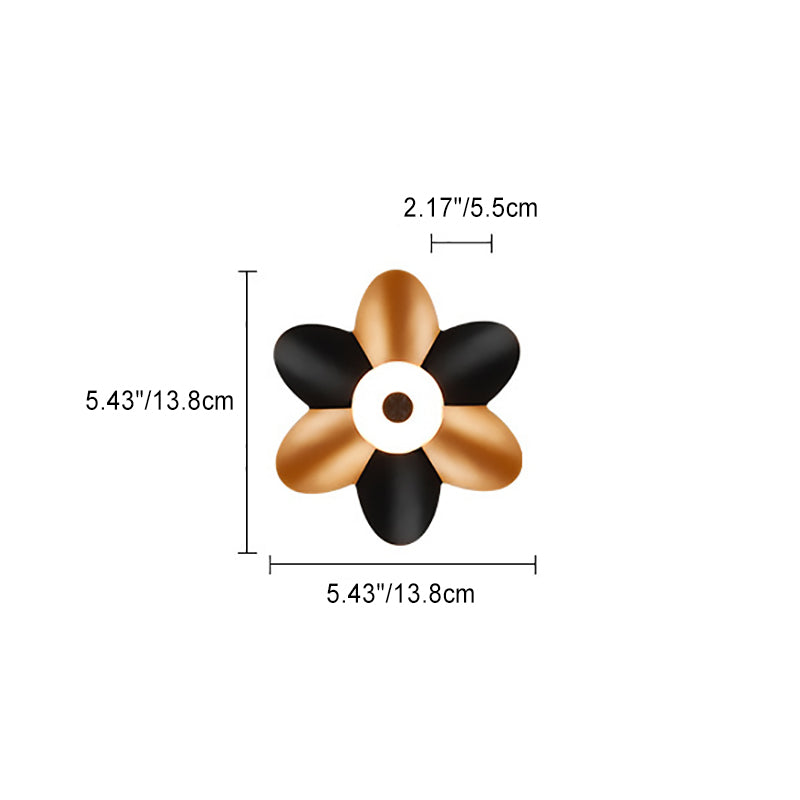 Plum Blossom Die-Cast Aluminum Wall Lamp