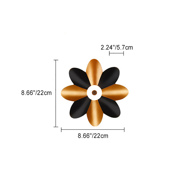 Plum Blossom Die-Cast Aluminum Wall Lamp