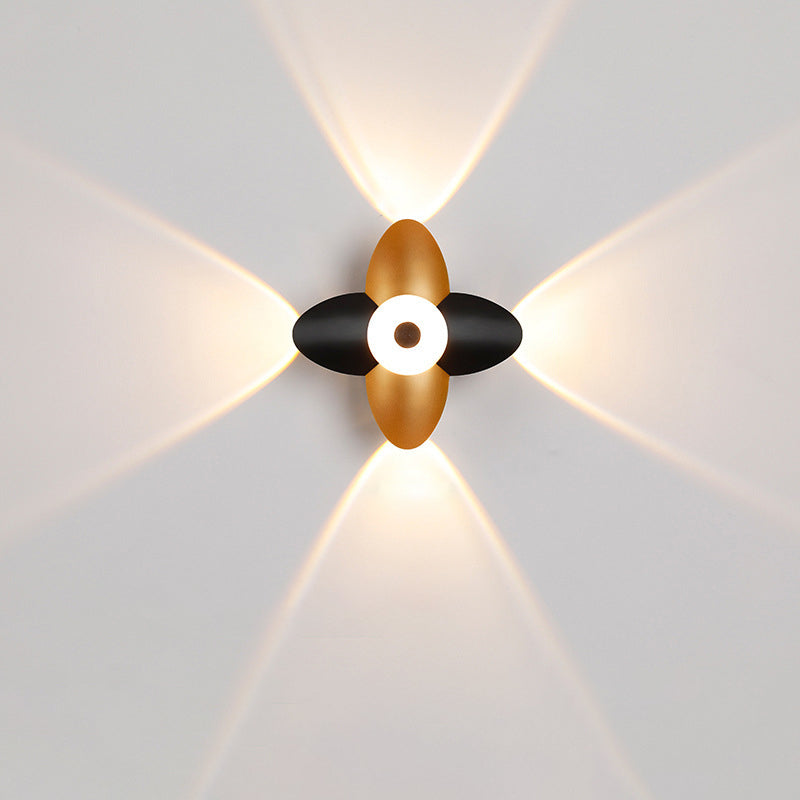 Plum Blossom Die-Cast Aluminum Wall Lamp