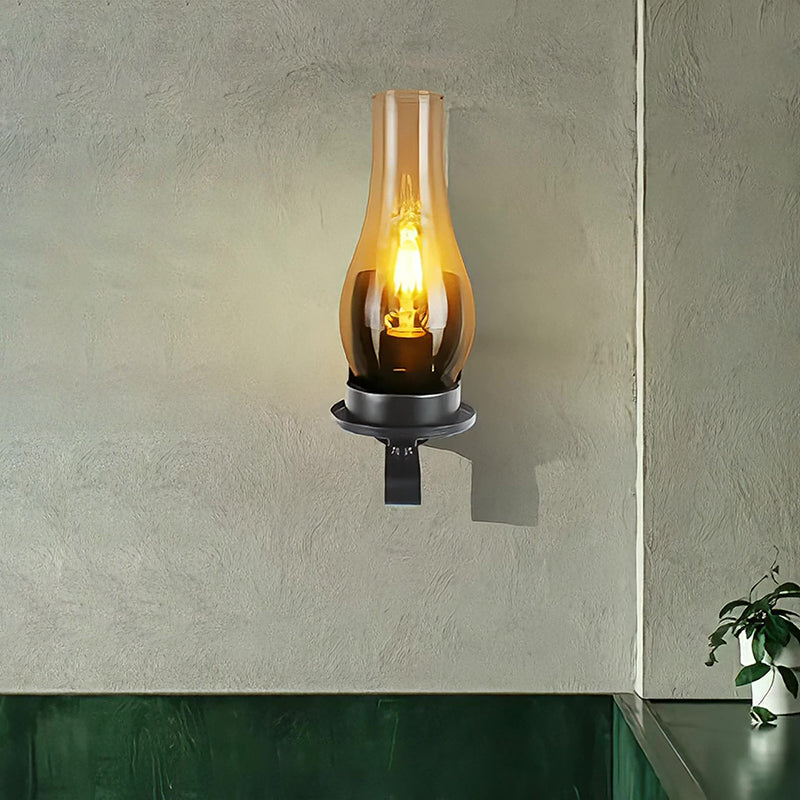 Oval Cylinder Rectangular Iron Wall Lamp