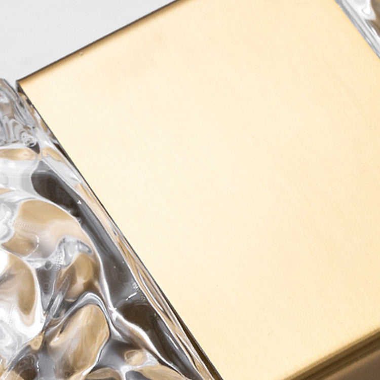 Rectangle Corrugated Stainless Steel Wall Lamp