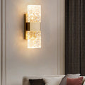 Rectangle Corrugated Stainless Steel Wall Lamp