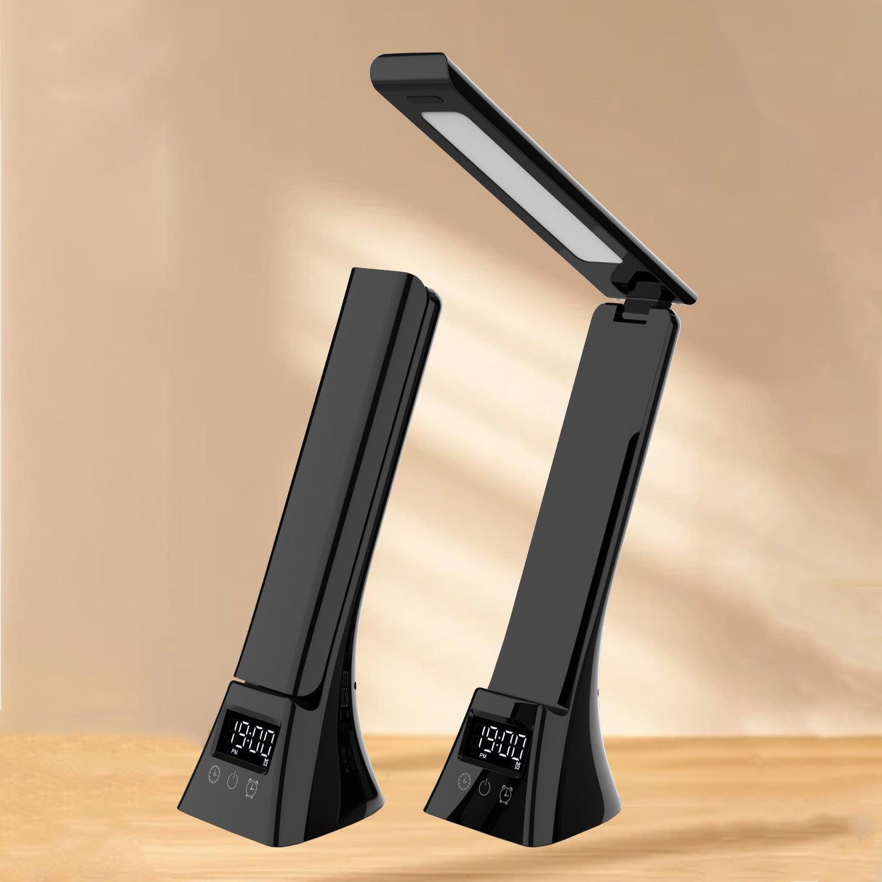 Rectangle Trapezoid Foldable ABS Table Lamp