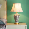 Oval Round Plum Blossom Table Lamp