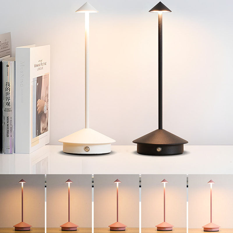 Cone Mushroom Aluminum Acrylic Table Lamp