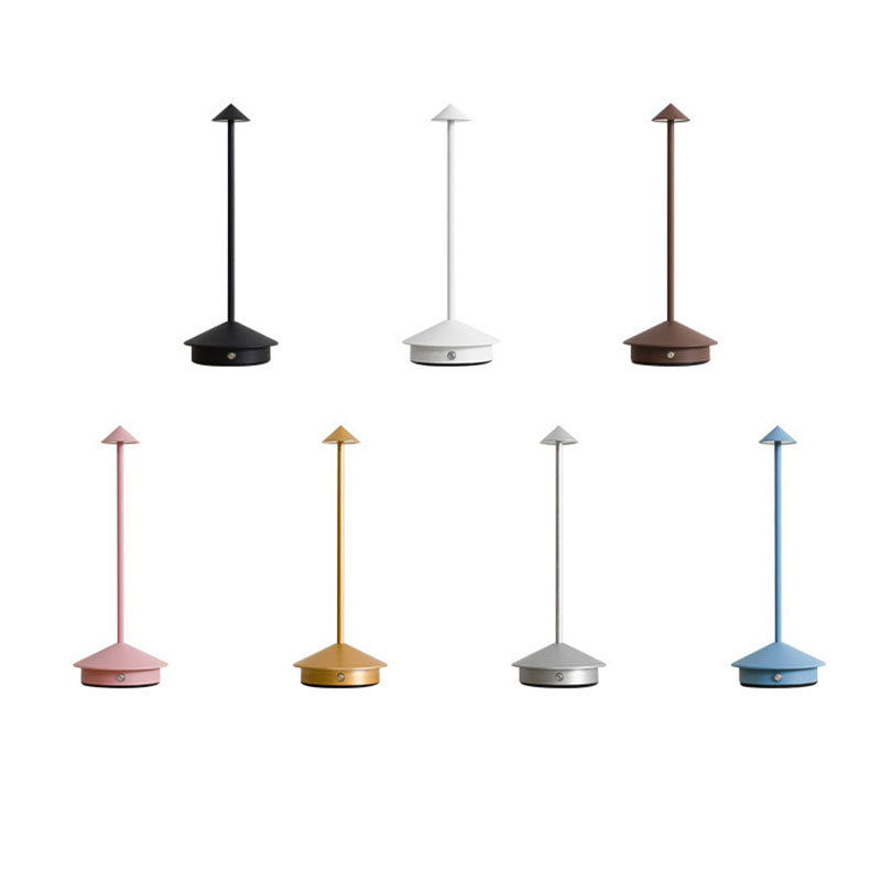 Cone Mushroom Aluminum Acrylic Table Lamp