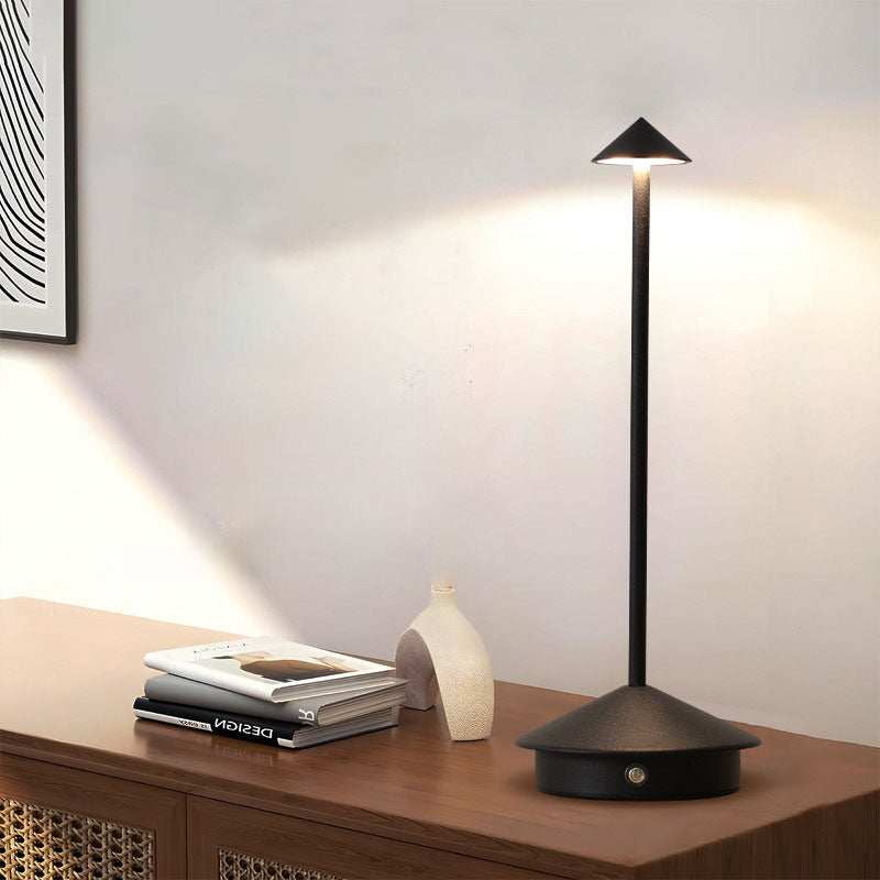 Cone Mushroom Aluminum Acrylic Table Lamp