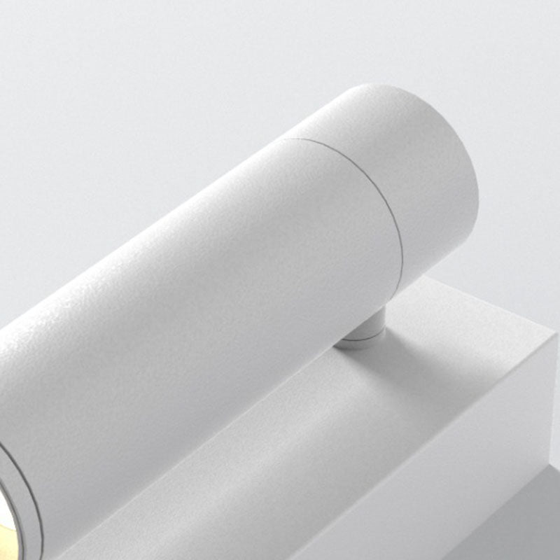 Cylinder Rectangular Aluminum Bedroom Wall Lamp