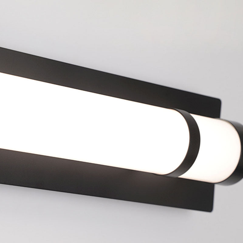 Long Cylinder Rectangle Iron Outdoor Light