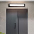 Long Cylinder Rectangle Iron Outdoor Light