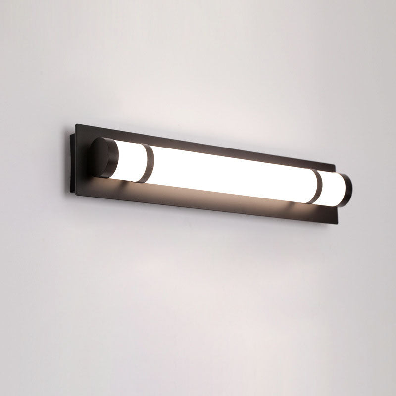Long Cylinder Rectangle Iron Outdoor Light