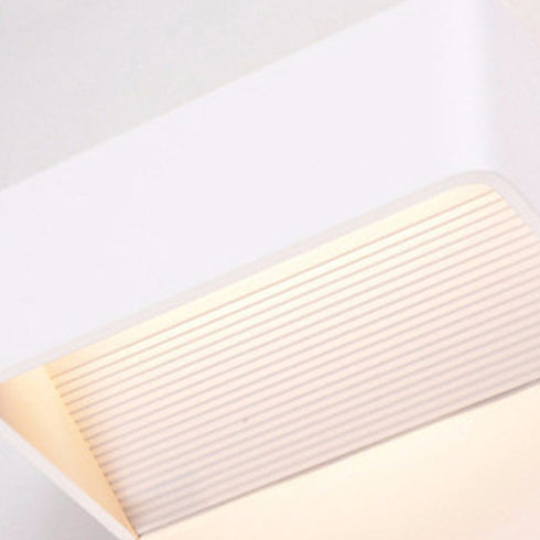 Rectangular Aluminum Living Room Wall Lamp