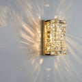 Rectangle Block Hardware Crystal Wall Lamp