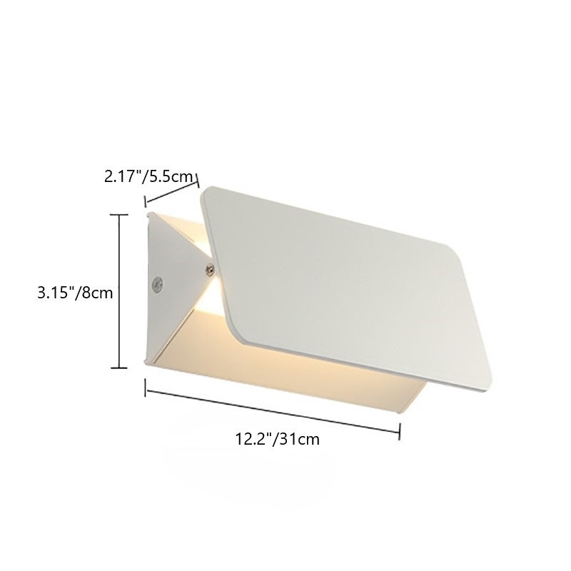 Rectangle Triangle Aluminum Bedroom Wall Lamp
