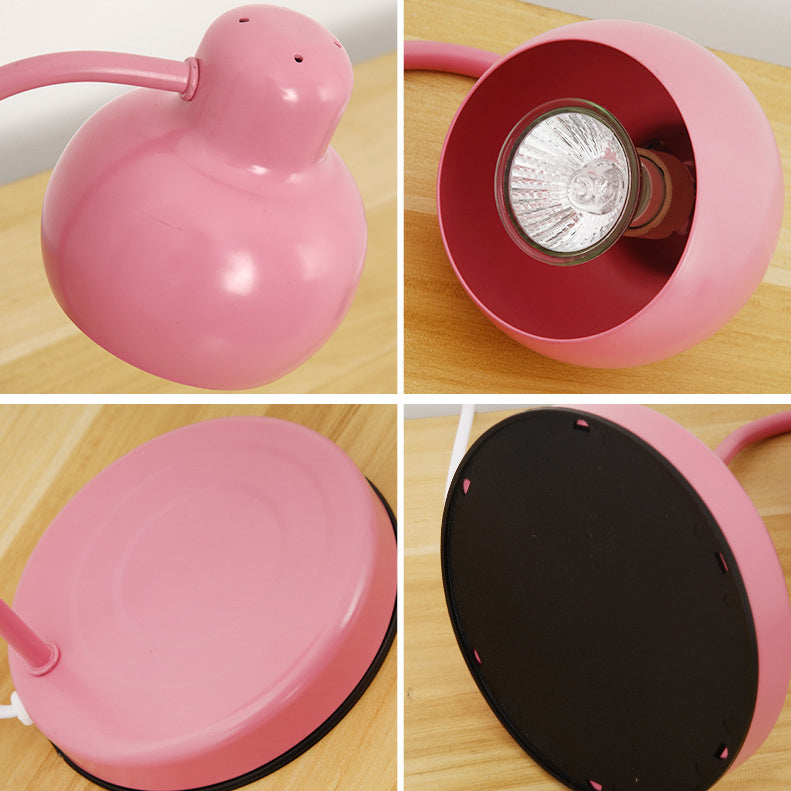 Semicircle Cylinder Disc Steel Table Lamp