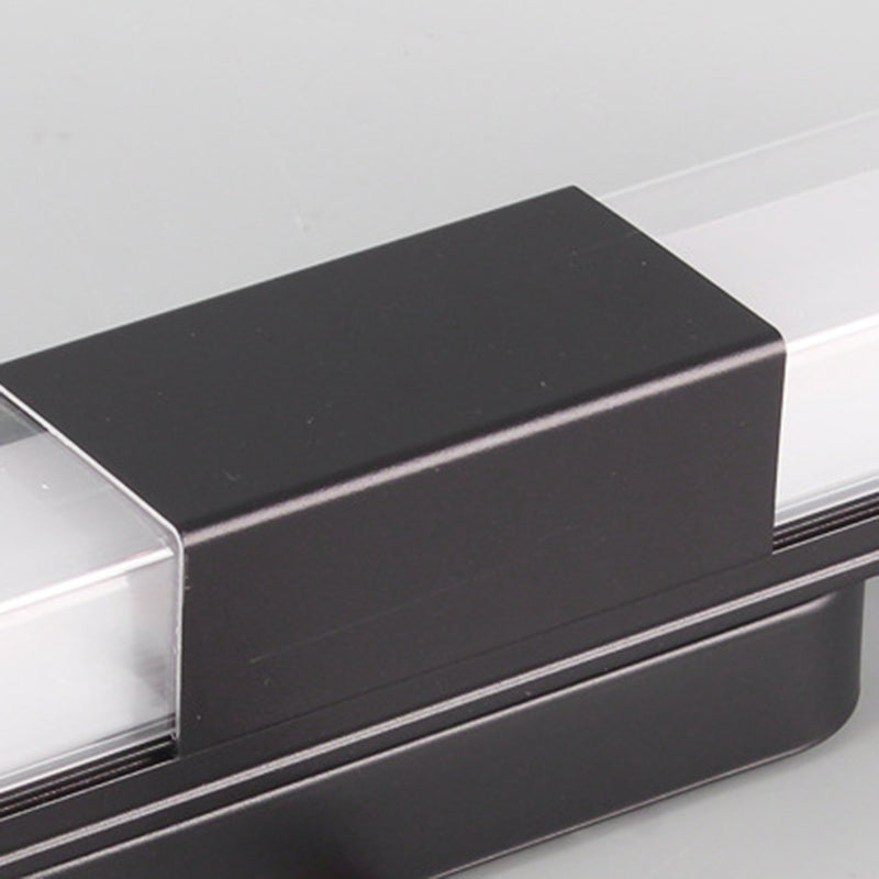 Rectangle Long Aluminum PC Outdoor Light
