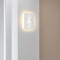Rectangle Round Rose Note Wall Lamp