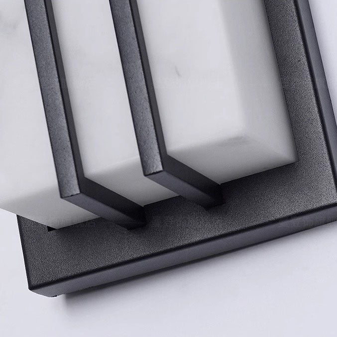 Rectangle Long Stainless Steel Outdoor Light