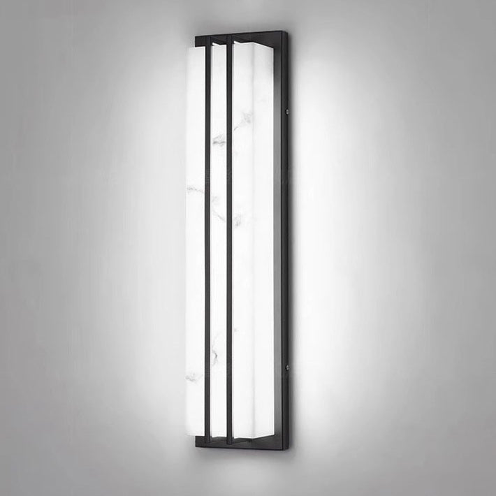 Rectangle Long Stainless Steel Outdoor Light