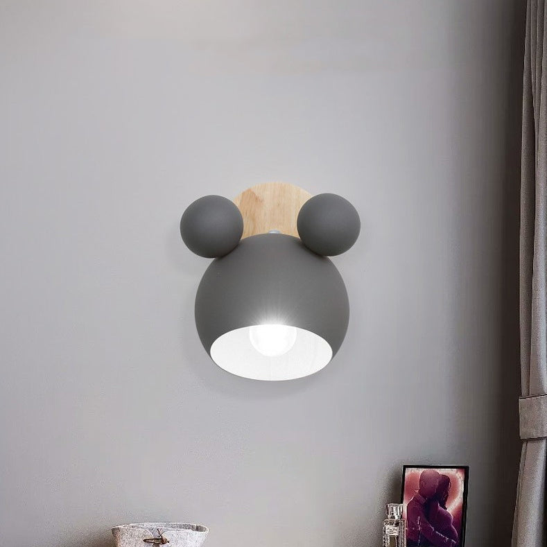 Sphere Semicircle Disc Iron Wall Lamp