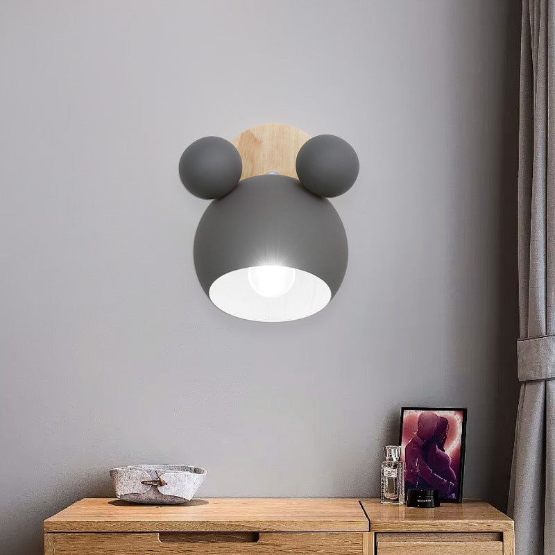 Sphere Semicircle Disc Iron Wall Lamp