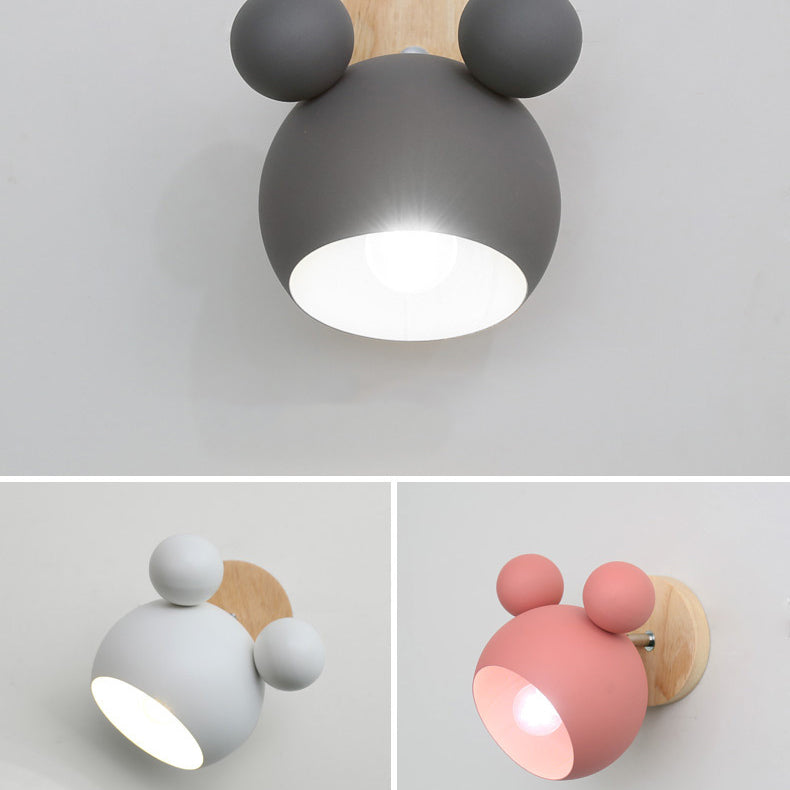 Sphere Semicircle Disc Iron Wall Lamp