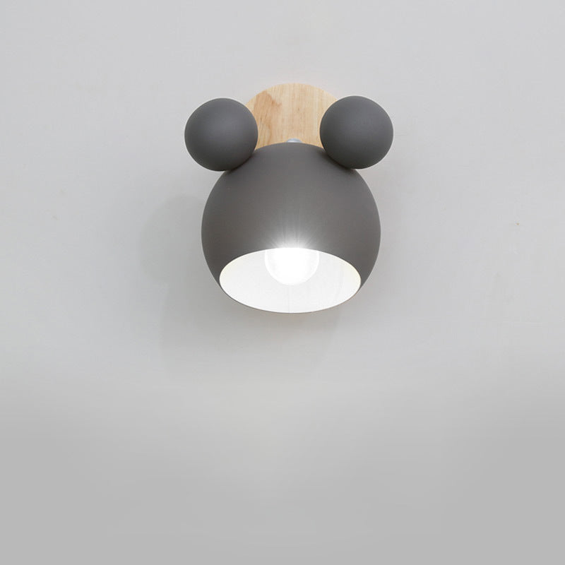 Sphere Semicircle Disc Iron Wall Lamp