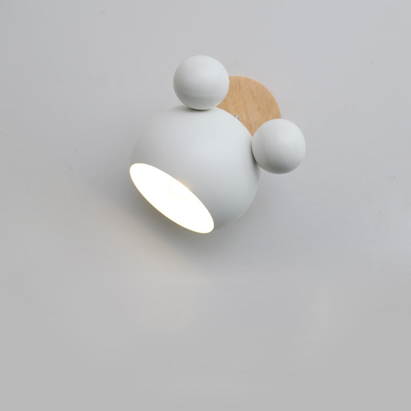 Sphere Semicircle Disc Iron Wall Lamp