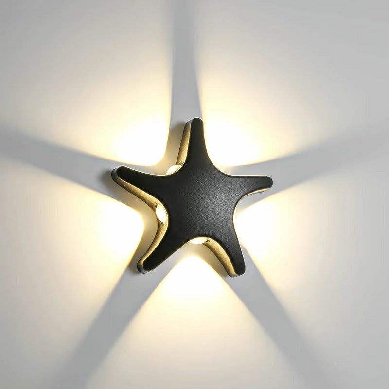 Starfish Die-Cast Aluminum Acrylic Outdoor Light