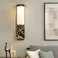 Cylinder Rectangle Plum Orchid Wall Lamp