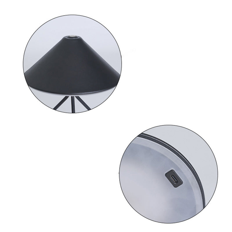 Round Tripods Iron Acrylic Table Lamp