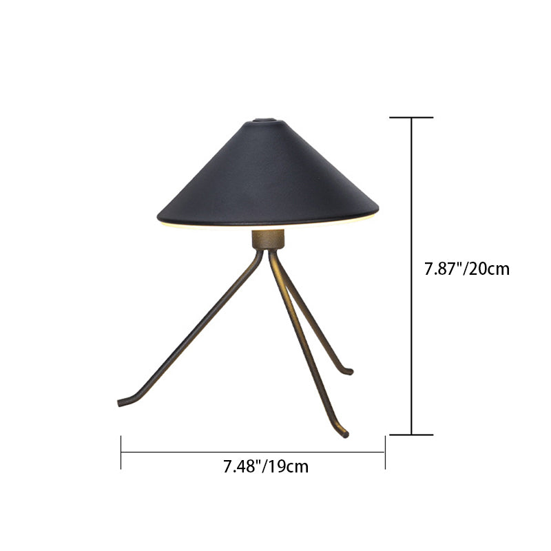 Round Tripods Iron Acrylic Table Lamp