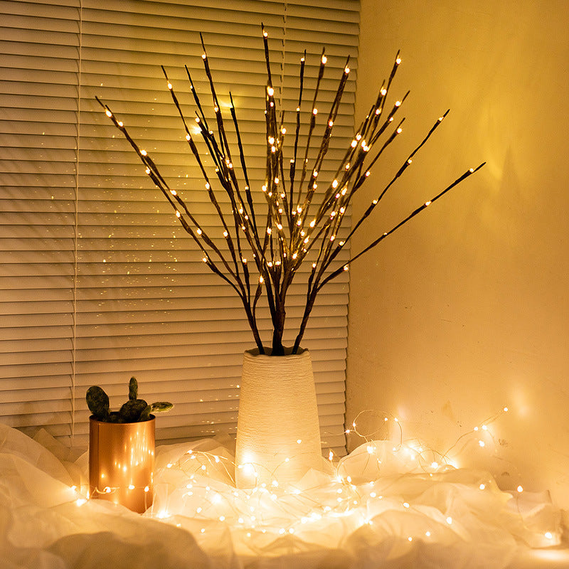 Faux Tree PVC Bedroom Table Lamp
