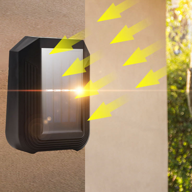 Rectangle ABS Plastic Garden Outdoor Light