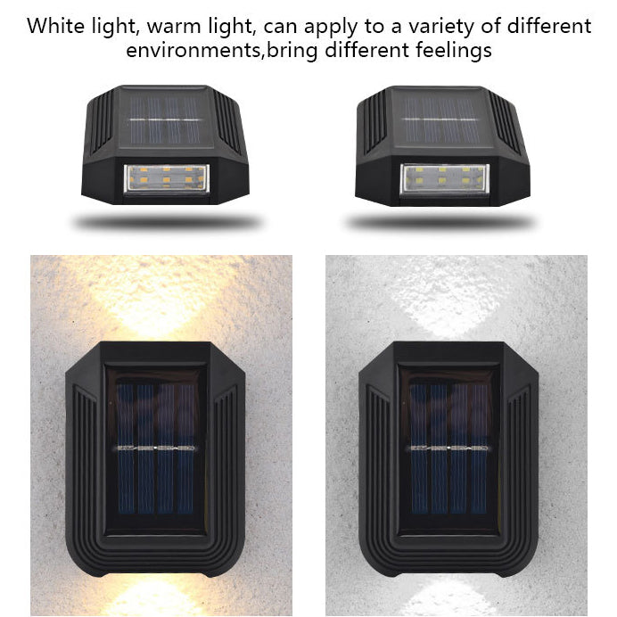 Rectangle ABS Plastic Garden Outdoor Light