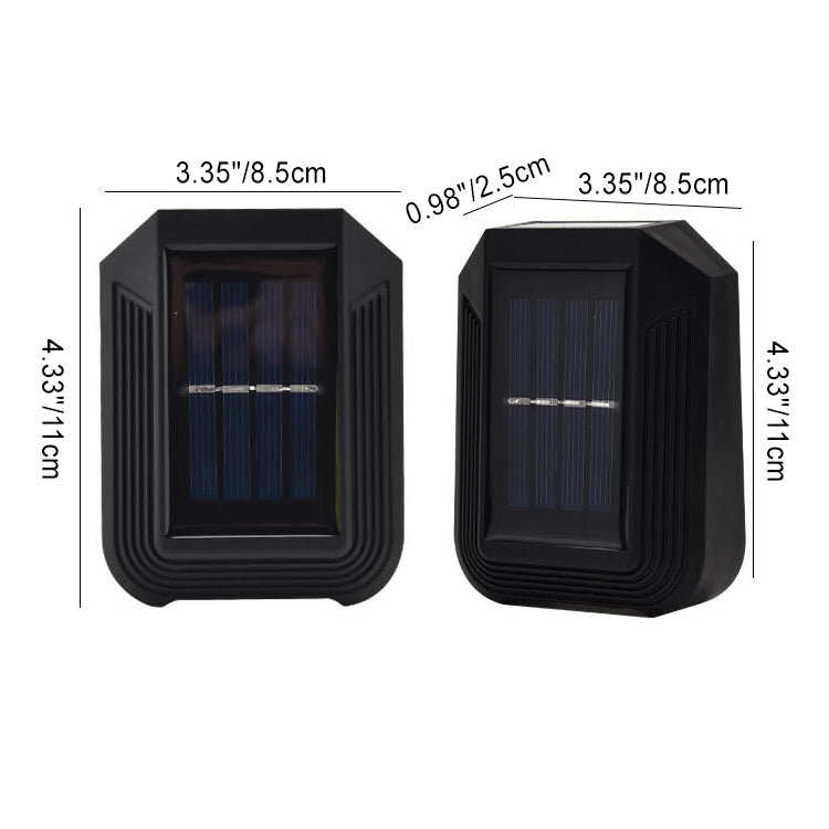 Rectangle ABS Plastic Garden Outdoor Light